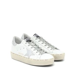 Golden Goose Hi Star Leather Sneakers